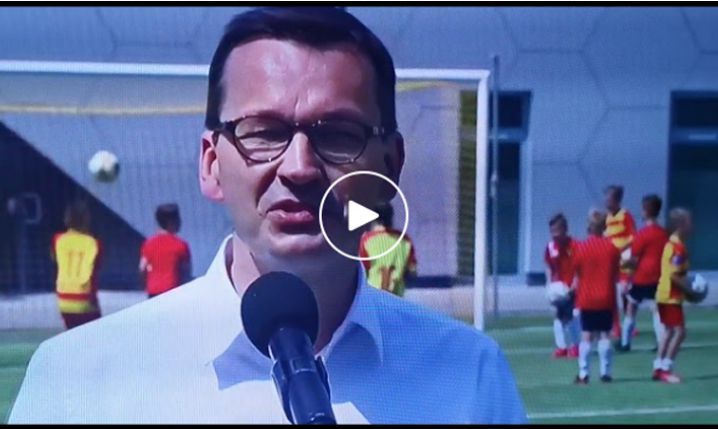 ODWAŻNA deklaracja Morawieckiego o przyszłości polskiej piłki! xD [VIDEO]